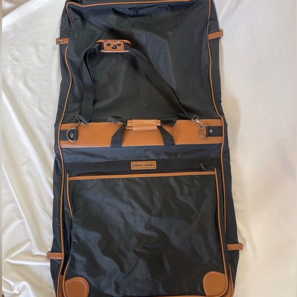 PIERRE CARDIN Garment Bag Luggage Hanging Suit Bag Vintage 42”x21” - Picture 3 of 15